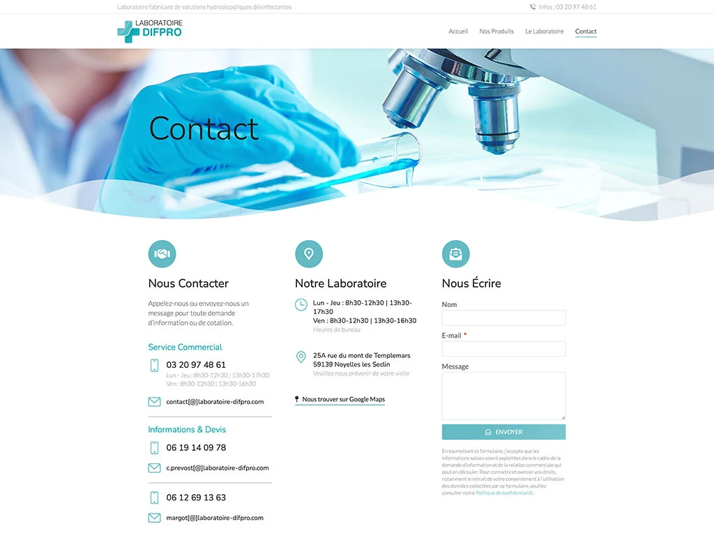 Laboratoire difpro
